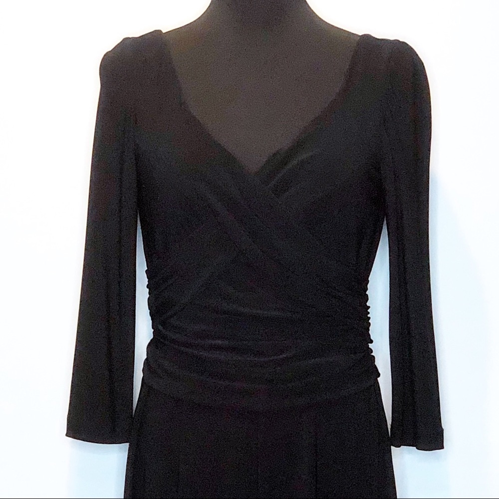 Nine West Black Asymmetrical Dress           D032 - Picture 3 of 8